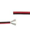 5m Kabel röd/svart - 2x0,35mm², 12V-24V, för LED-strip