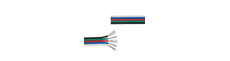 5m RGBW Kabel - 5x0,35mm², 12V-24V, för LED-strip