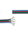 10m RGBW Kabel - 5x0,35mm², 12-24V, för LED-strip