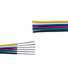 5m RGB+CCT-kabel för LED-strip - 6 × 0,35 mm², 12/24V