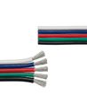 10m 1,2mm² RGBW kabel - 5-ledare (16AWG), 12V-24V för LED-strip