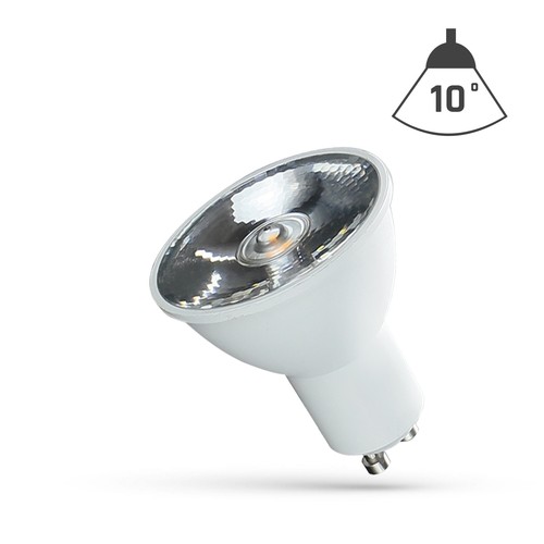 6W LED spotlight, 10° - 230V, GU10