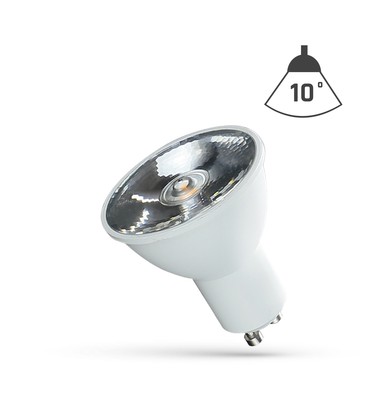 6W LED spotlight, 10° - 230V, GU10