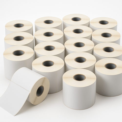 18 rullar fraktetiketter - 350 st per rulle, 102x192mm
