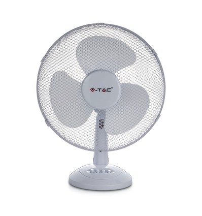 V-Tac 40W bordsfläkt - Ø30cm, 3 hastigheter, 3 blad