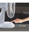 V-Tac 40W bordsfläkt - Ø30cm, 3 hastigheter, 3 blad