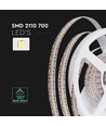 V-Tac 5m 22W/m LED-strip - 24V, IP20, 4000K, 700 LED per meter