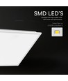 V-Tac 60x60 LED-panel, 40W - 4000K, Backlit, vit ram
