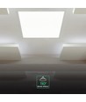 V-Tac 60x60 LED-panel, 40W - 4000K, Backlit, vit kant