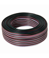 100m 1,2mm² RGBW kabel - 5-ledare (16AWG), 12V-24V för LED-strip