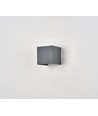 6W dimbar CUBIC PRO vägglampa - IP65, antracit, justerbar, upp/ner, inne/ute, inkl. ljuskälla