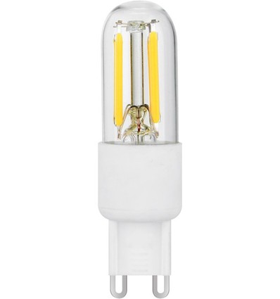 G9 3W dimbar LED-lampa - 6,6cm, 270lm, filament, klart glas, 2700K