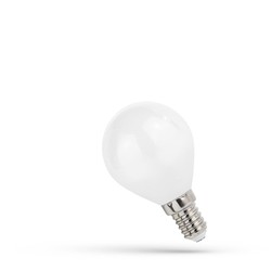 E14 LED 6W LED liten globlampa - P45, filament, frostad glas, E14