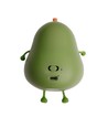MOCHI Avocado nattlampa - varm/neutralvit, uppladdningsbar