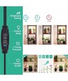 4 st. växtbelysning 35W - Inkl. timer, fullspektrum, utan fläkt, justerbar ljusstyrka, IP20