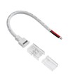 Vattentät startkontakt för LED-strip - 8mm, enfärgad, IP68, 5V-24V, för SMD och COB