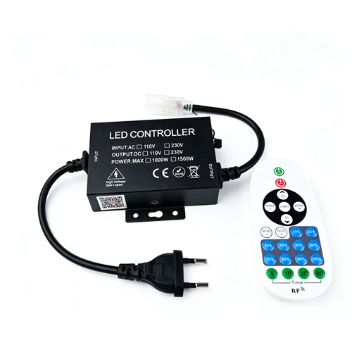 230V utomhus WiFi Smart Home dimmer - Inkl. ändstycke, för 230V (Slim COB), IP54, minnesfunktion, max 50 m