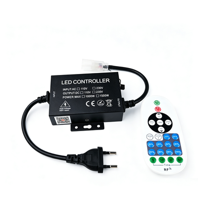 230V utomhus WiFi Smart Home dimmer - Inkl. ändstycke, för 230V (Slim COB), IP54, minnesfunktion, max 50 m