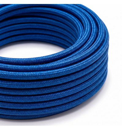 5m textilsladd 2x0,75 mm² - 230V, blå