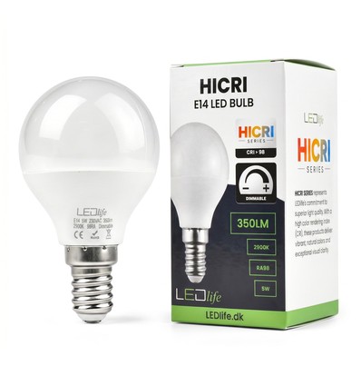 E14 5W dimbar HiCri lampa - RA98