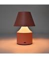 Laddningsbar LED-bordslampa - Rosa, touch-dimbar, 3-i-1, IP20 inomhus