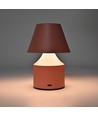 Laddningsbar LED-bordslampa - Rosa, touch-dimbar, 3-i-1, IP20 inomhus