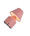 Laddningsbar LED-bordslampa - Rosa, touch-dimbar, 3-i-1, IP20 inomhus