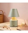 Laddningsbar LED bordslampa - Grön, touch dimbar, 3i1, IP20 inomhus