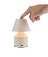 Laddningsbar LED-bordslampa - Creme, touch-dimbar, 3-i-1, IP20 inomhus