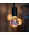 E27 3W LED-lampa - A60, 3D stjärneffekt