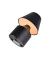 Laddningsbar LED-bordslampa - Svart, touch-dimbar, 3-i-1, IP20 inomhus