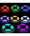 14W/m RGB vattentät LED strip - 5m, IP68, 60 LED per. meter