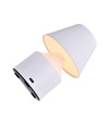 Laddningsbar LED bordslampa - Vit, touch dimbar, 3-i-1, IP20 inomhus