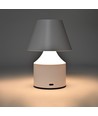 Laddningsbar LED bordslampa - Vit, touch dimbar, 3-i-1, IP20 inomhus