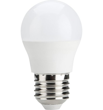 E27 5W dimbar LED-kronlampa - G45, 470lm, opalglas, 2700K