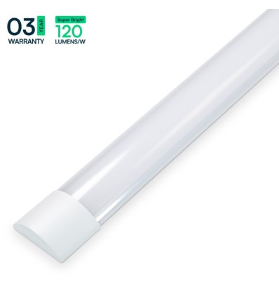 150cm 50W komplett LED-armatur - 3 års garanti, 120 lm/w