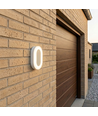 Oval Sensor Vägglampa m/PIR – 11W, IP65, IK07, 5000K, Vit