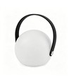 Laddningsbar RGB LED bordslampa Ø13cm - Vit, inkl. fjärrkontroll, IP54 utomhus
