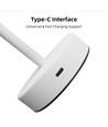 Laddningsbar LED-bordslampa Inne/ute - Vit, touch-dimbar, 3-i-1, IP20 inomhus