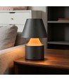 Laddningsbar LED-bordslampa - Grå, touch-dimbar, 3i1, IP20 inomhus