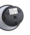 Laddningsbar LED bordslampa - Svart, Ø16cm, 21,5cm hög, touch dimbar, 3i1, IP20 inomhus