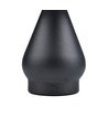 Laddningsbar LED-bordslampa - Svart, Ø15cm, 22cm hög, touch dimbar, 3-i-1, IP20 inomhus