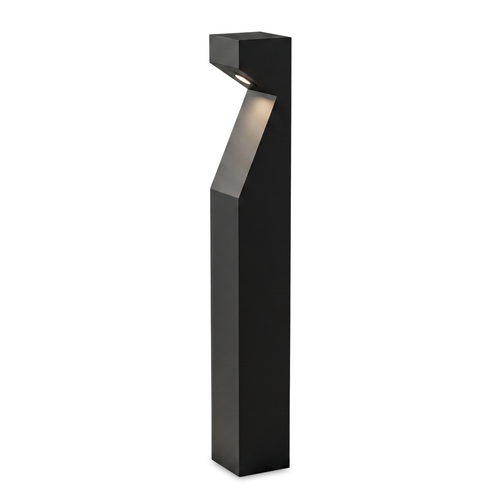 Svart Z trädgårdslampa - 10W, 80 cm, IP65 utomhus, inkl. ljuskälla