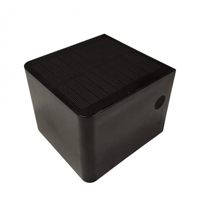 Solcells-vägglampa, justerbar spridning - Varmvit, 10x8,3cm, IP44, utomhus