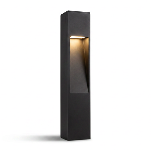 Svart trädgårdslampa - 10W, 60 cm, IP65 utomhus, inkl. ljuskälla