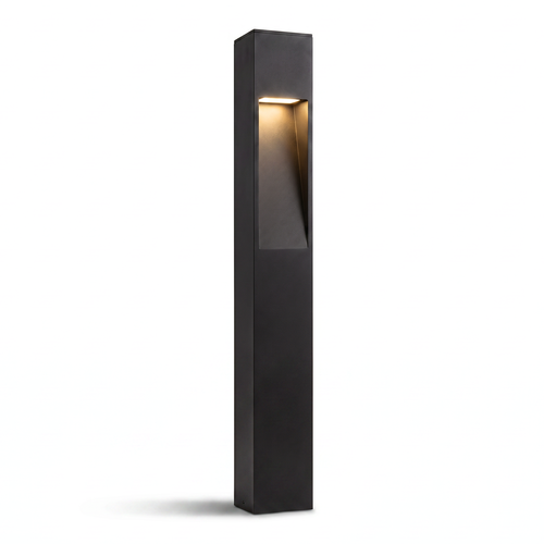 Svart trädgårdslampa - 13W, 100 cm, IP65 utomhus, inkl. ljuskälla