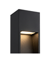 Svart trädgårdslampa - 13W, 100 cm, IP65 utomhus, inkl. ljuskälla