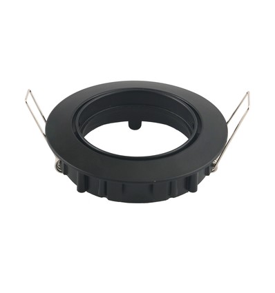 GU10 downlight - Rund, svart, utan ljuskälla