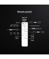 60W LED design-taklampa - CCT 3-i-1, dimbar med fjärrkontroll, vit/svart kant