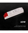 60W / 24V DC strömförsörjning för LED-strips - 2.5A, IP44, plasthölje